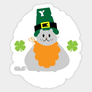 St Catricks Day Cute Doodle Sticker